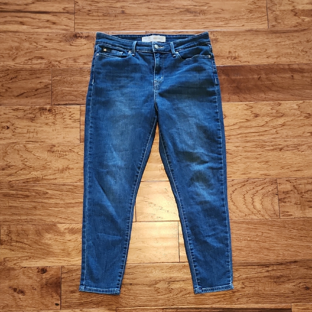 Signature Levi's Jeans Mid Rise Skinny Crop